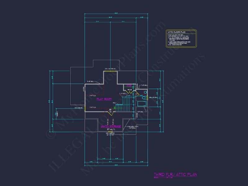 Elegant house Plan with 3 Floors, Blueprint & CAD Design