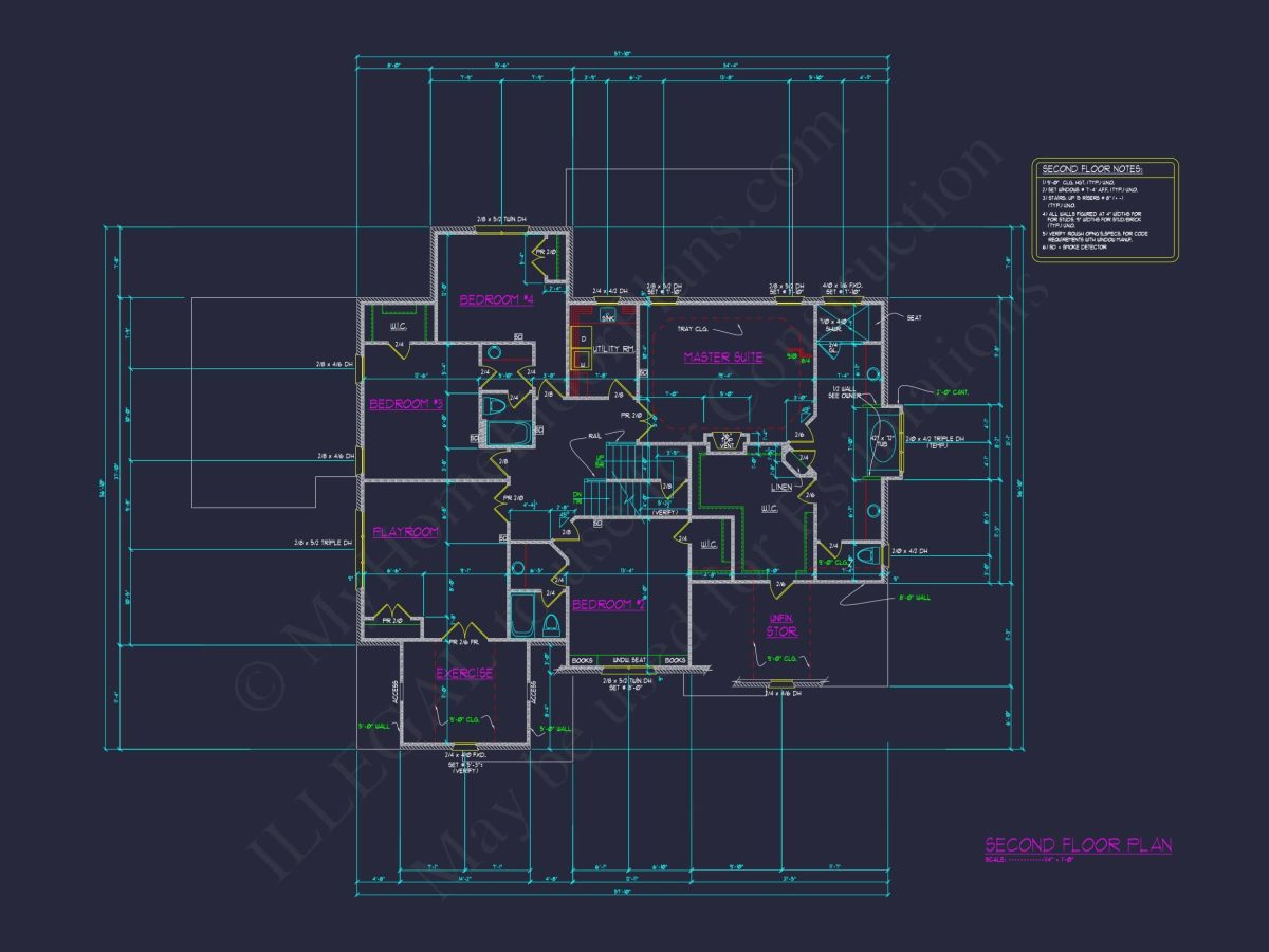 Elegant house Plan with 3 Floors, CAD Blueprints & Design