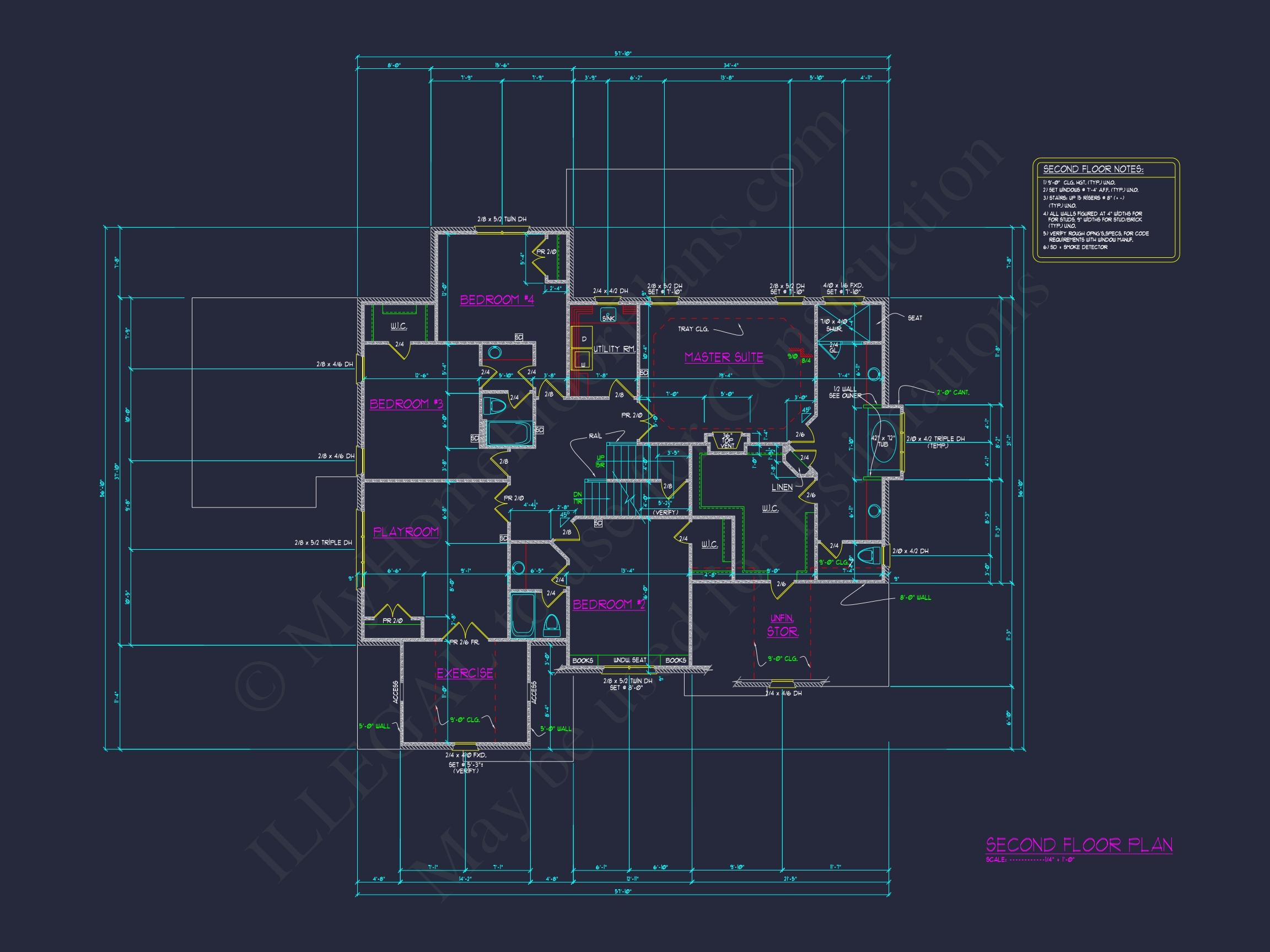 Elegant Home Plan with 3 Floors,CAD Blueprints & Design