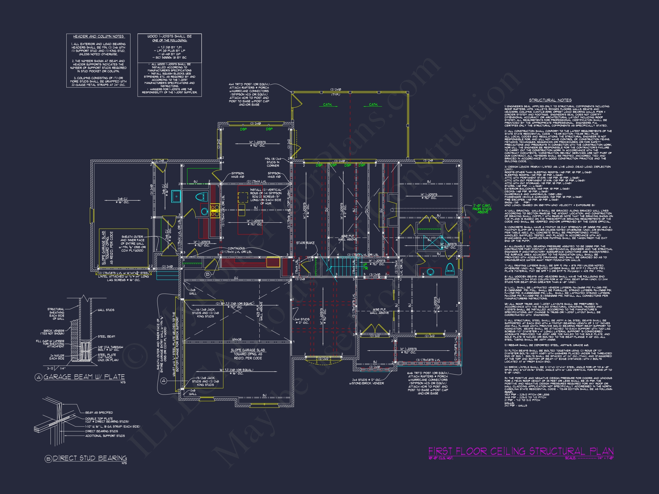 Elegant Home Plan with 3 Floors,CAD Blueprints & Design