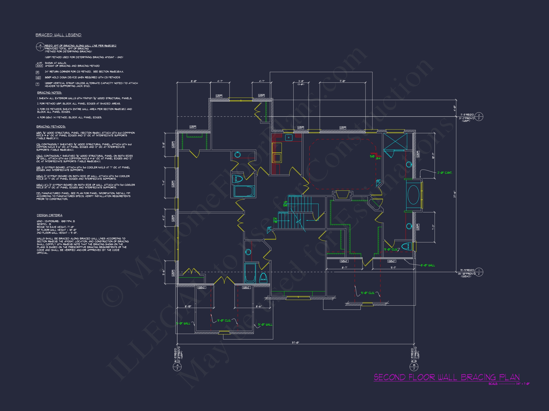 Elegant Home Plan with 3 Floors,CAD Blueprints & Design