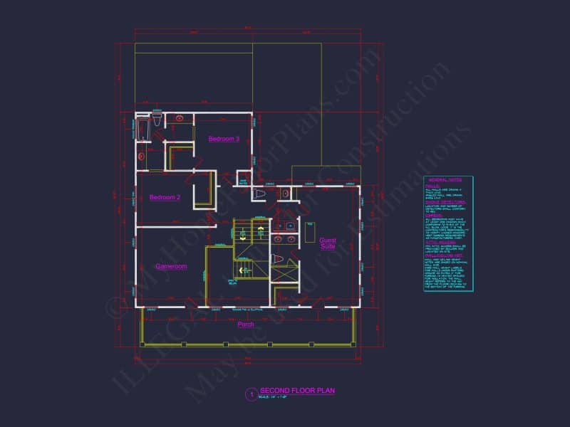 Elegant house Plan with 3 Floors, CAD Designs, and 5 Bedrooms