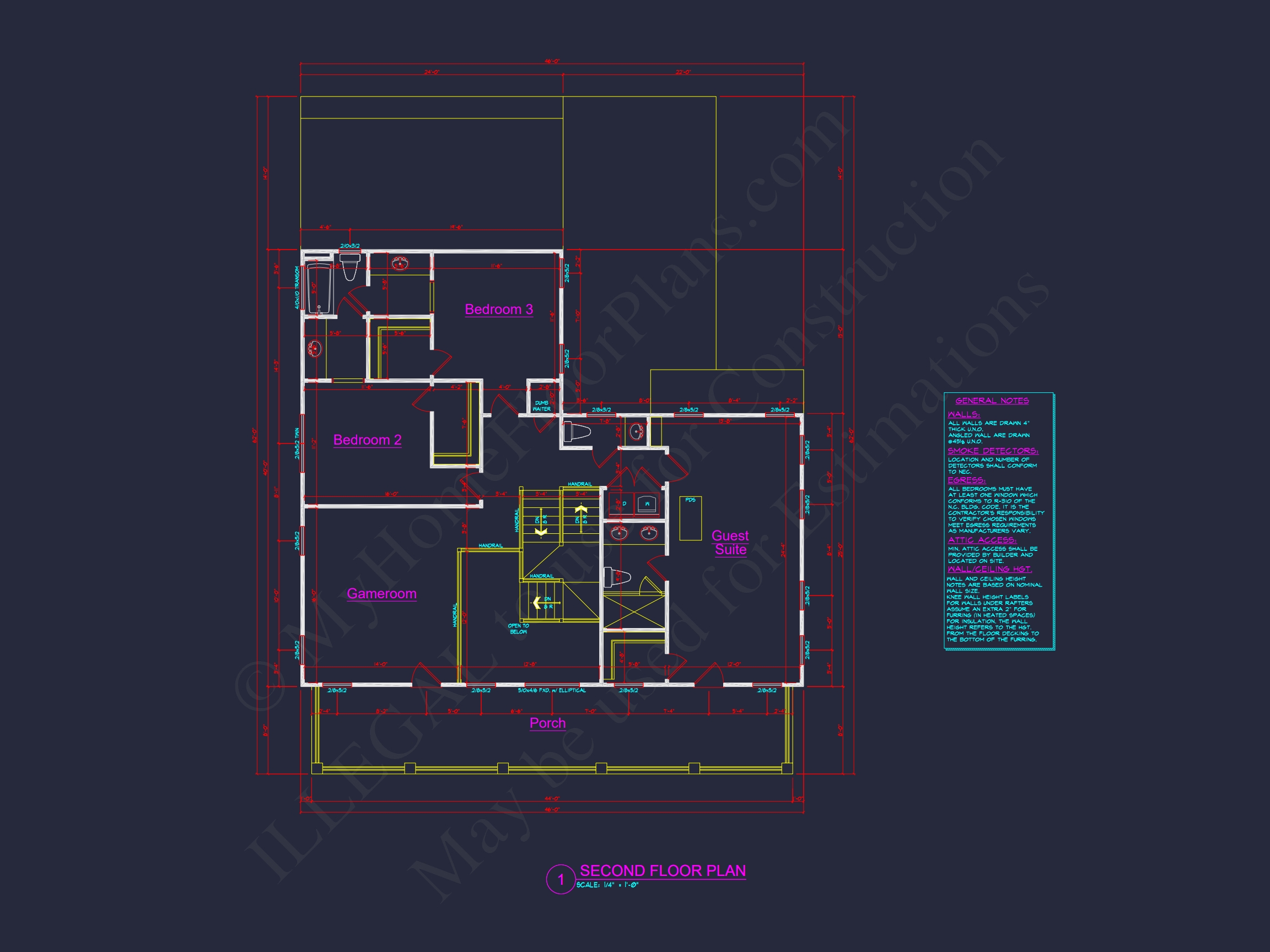 Elegant Home Plan with 3 Floors,CAD Designs,and 5 Bedrooms