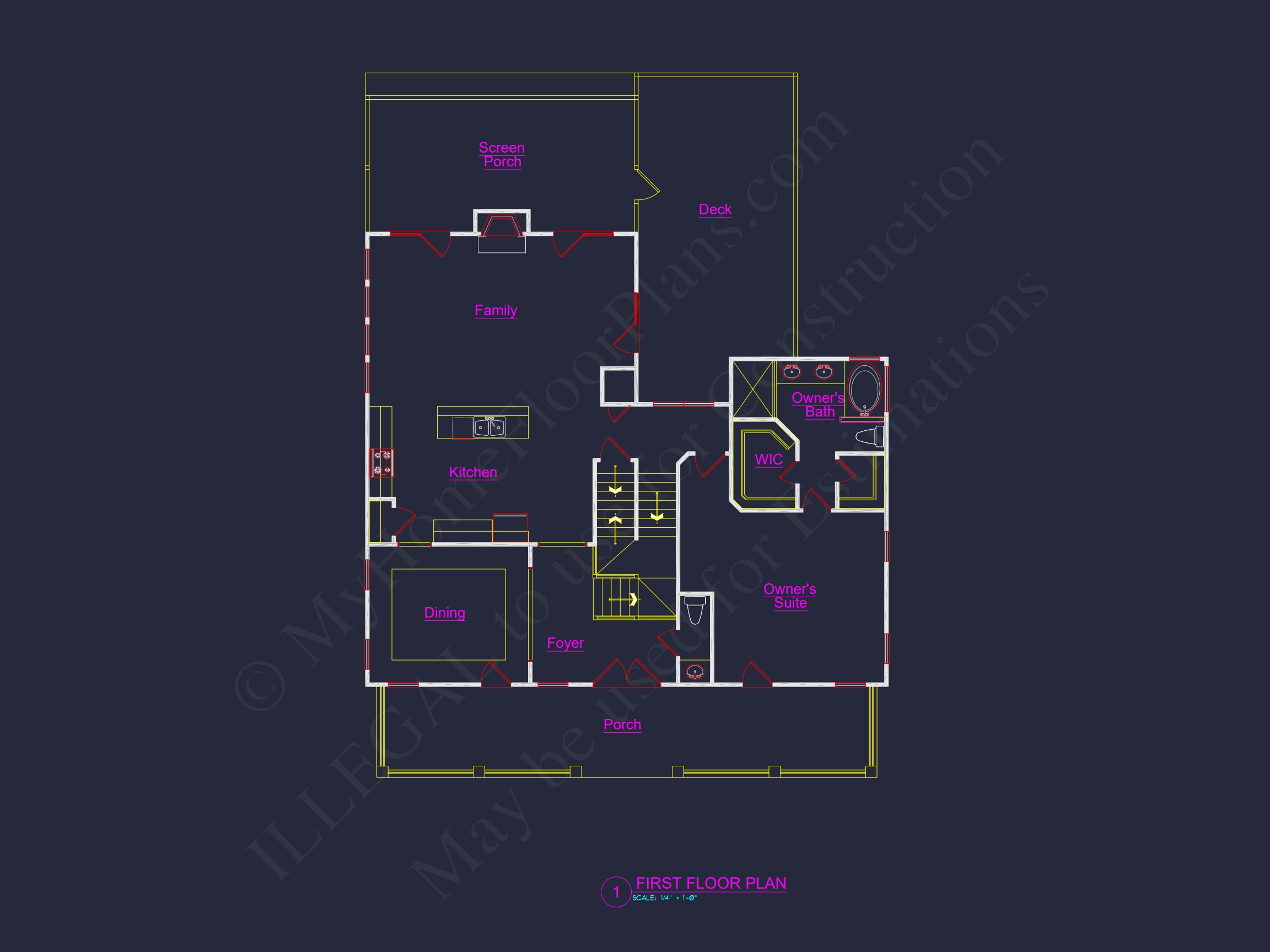 Elegant Home Plan with 3 Floors,CAD Designs,and 5 Bedrooms