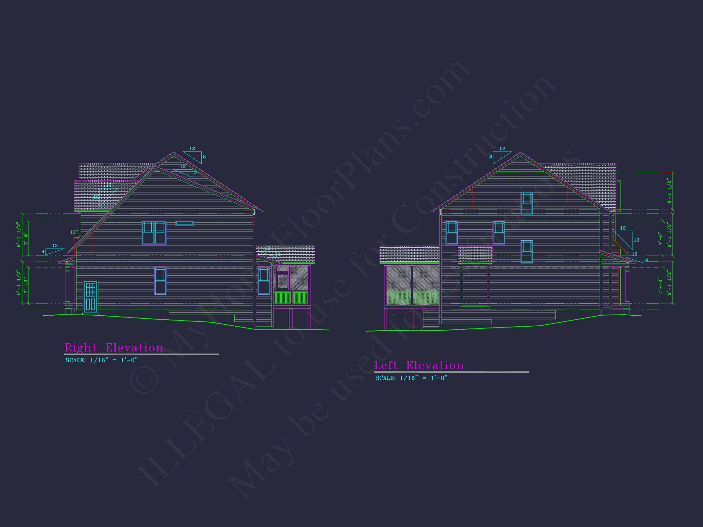 Elegant house Plan with 3174 SF,CAD Blueprint,and Designs