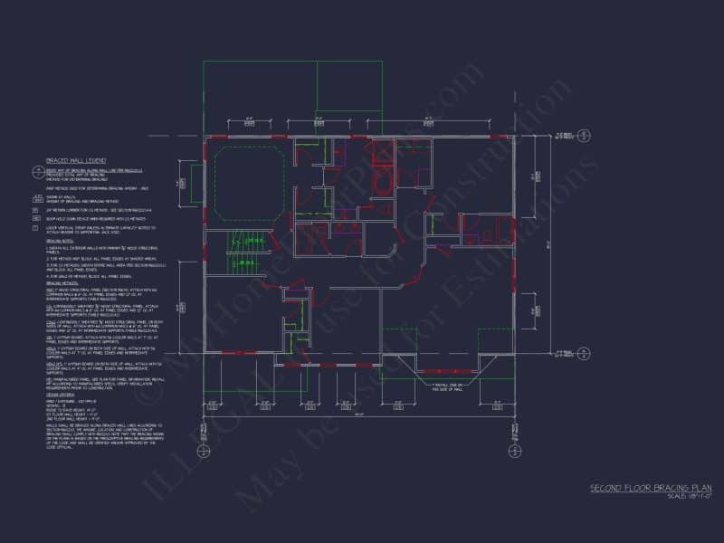 Elegant house Plan with 3174 SF, CAD Blueprint, and Designs
