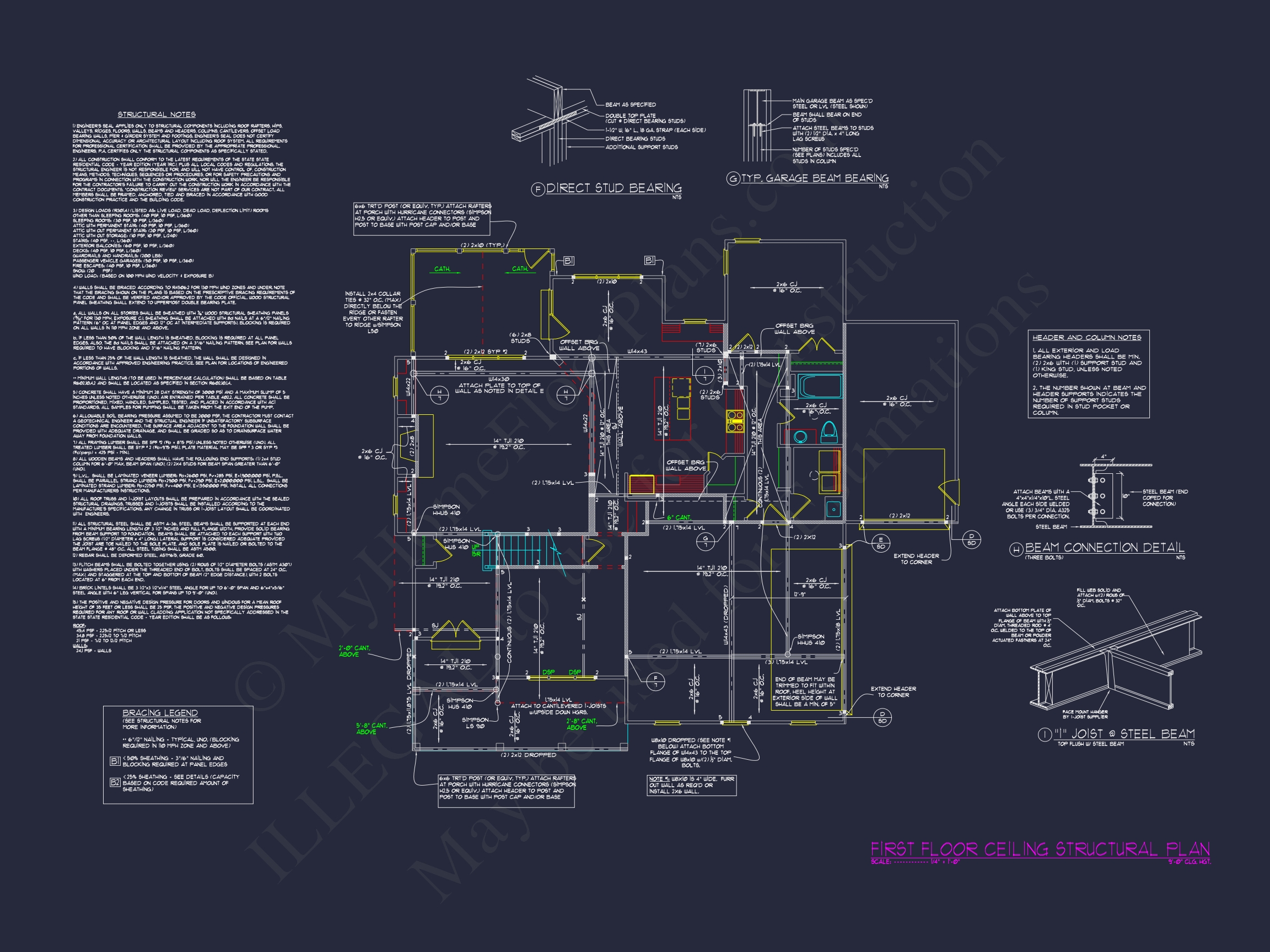 Elegant Home Plan with 3D CAD Blueprint and Craft Designs