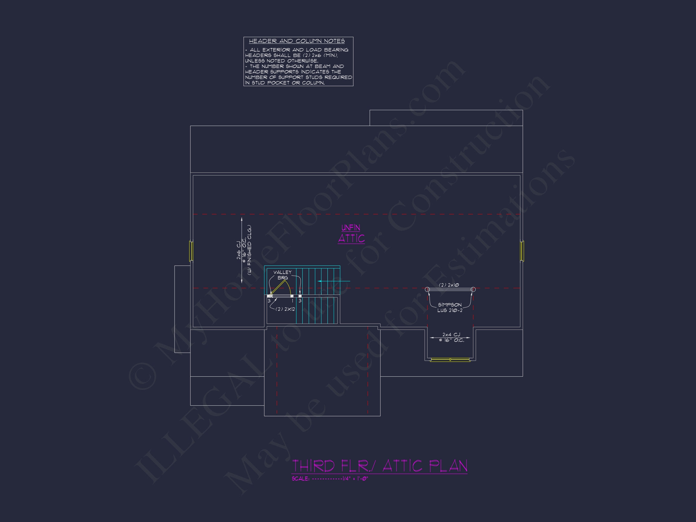 Elegant Home Plan with 3D CAD Blueprint and Craft Designs