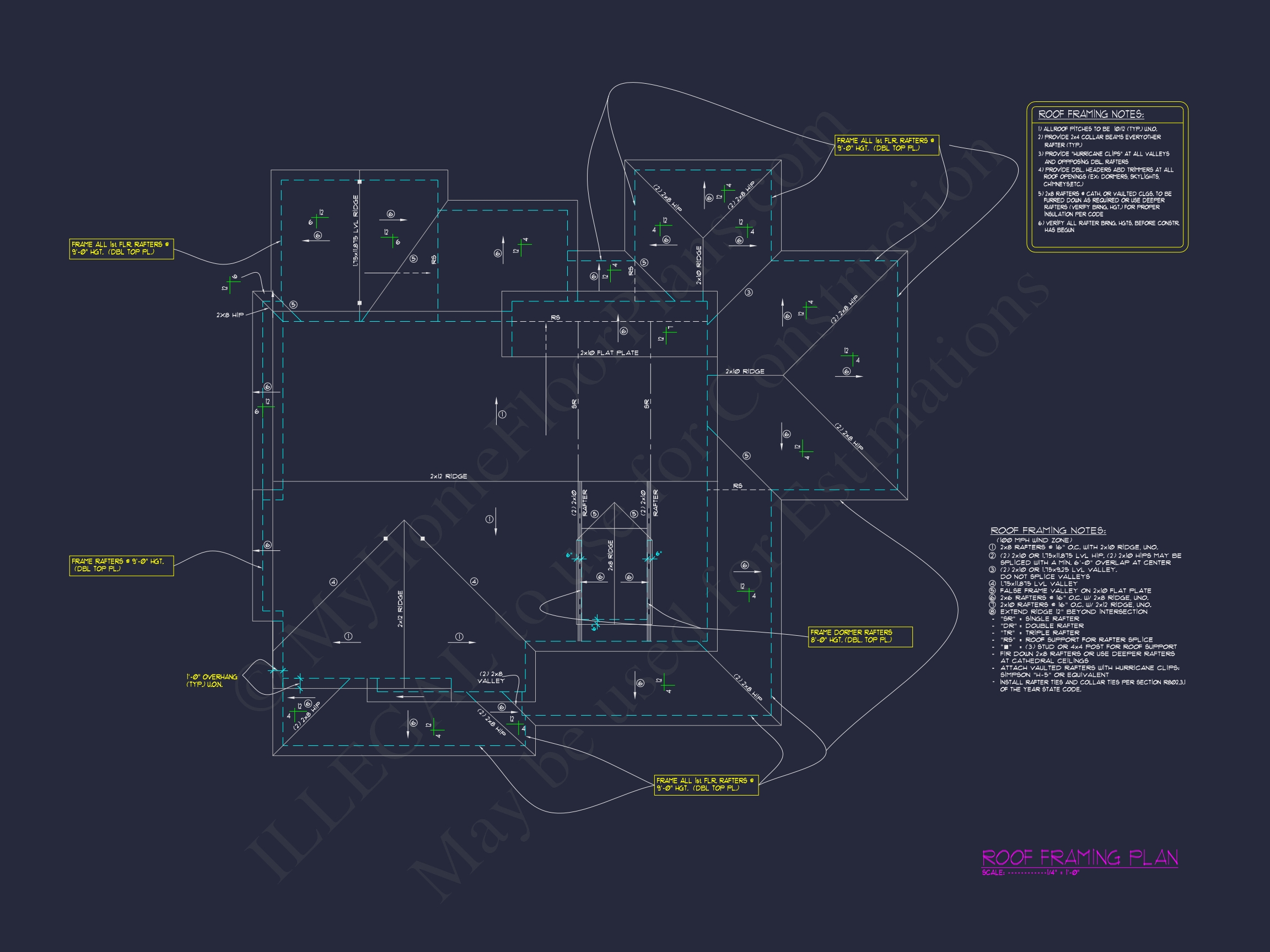 Elegant Home Plan with 3D CAD Blueprint and Craft Designs