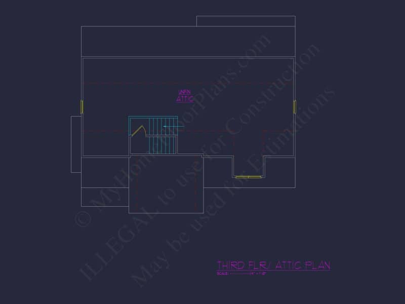 Elegant house Plan with 3D CAD Blueprint and Craft Designs