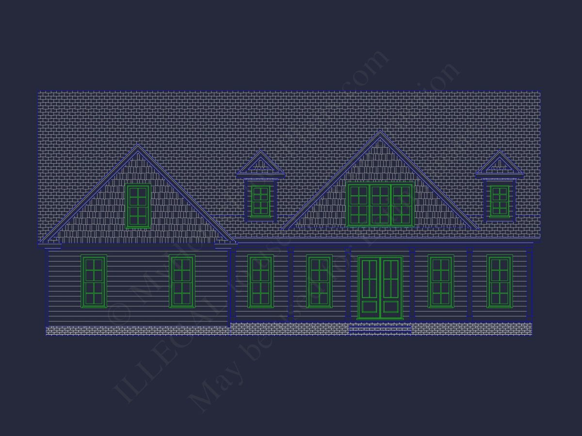 Elegant house Plan with 4 Bedrooms