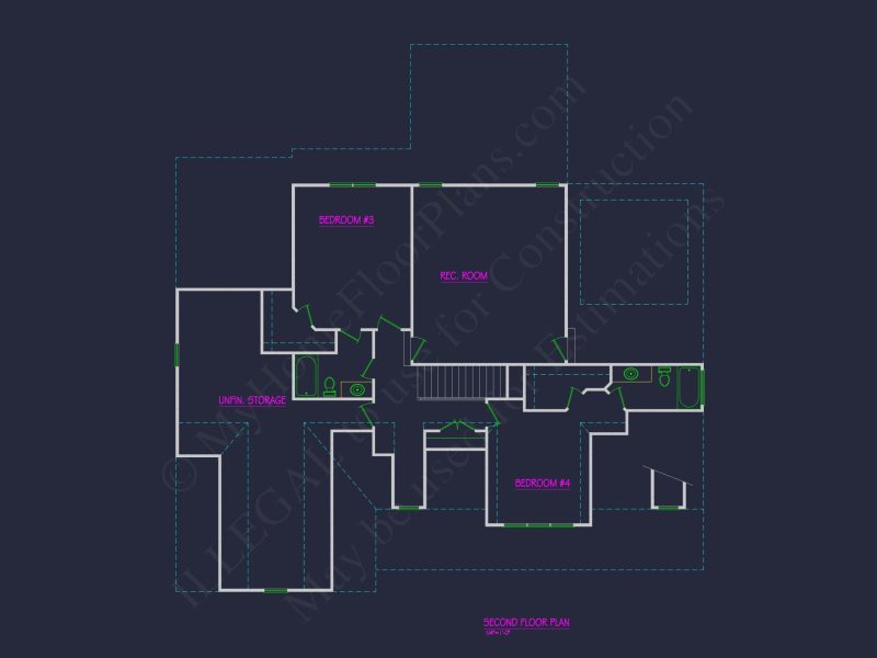 Elegant house Plan with 4 Bedrooms