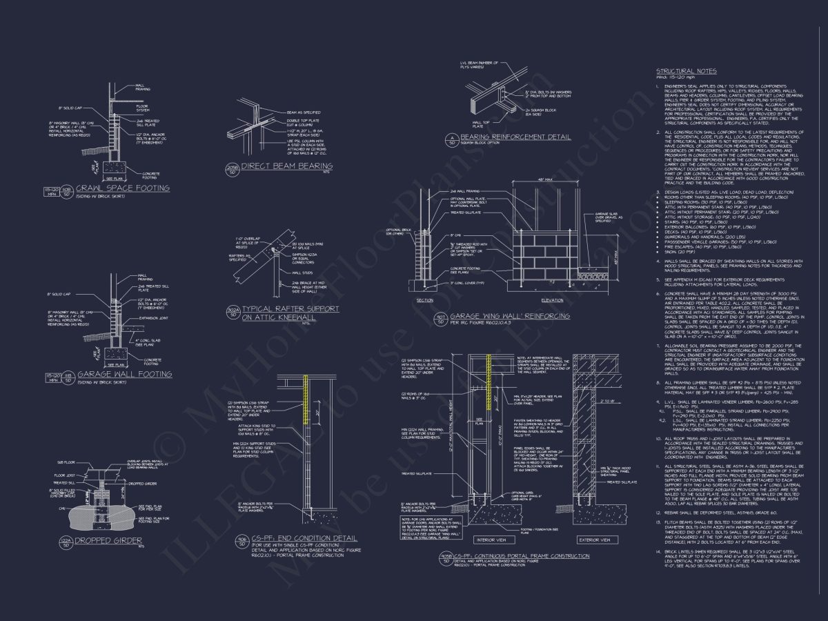 Elegant house Plan with 4 Bedrooms and CAD Blueprint Designs