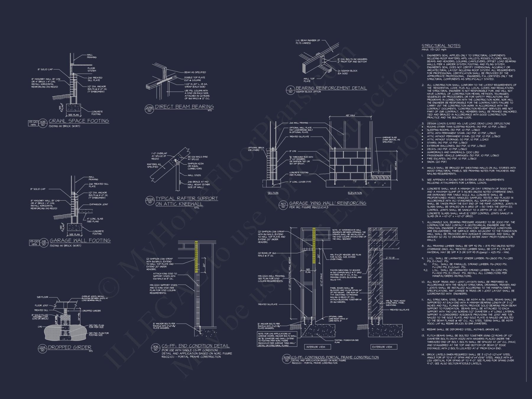 Elegant house Plan with 4 Bedrooms and CAD Blueprint Designs