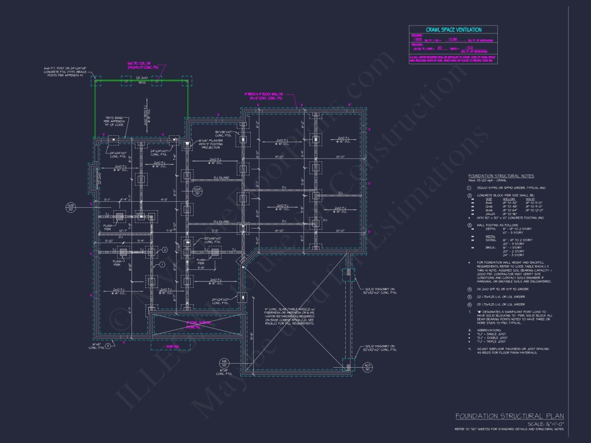 Elegant house Plan with 4 Bedrooms and CAD Blueprint Designs