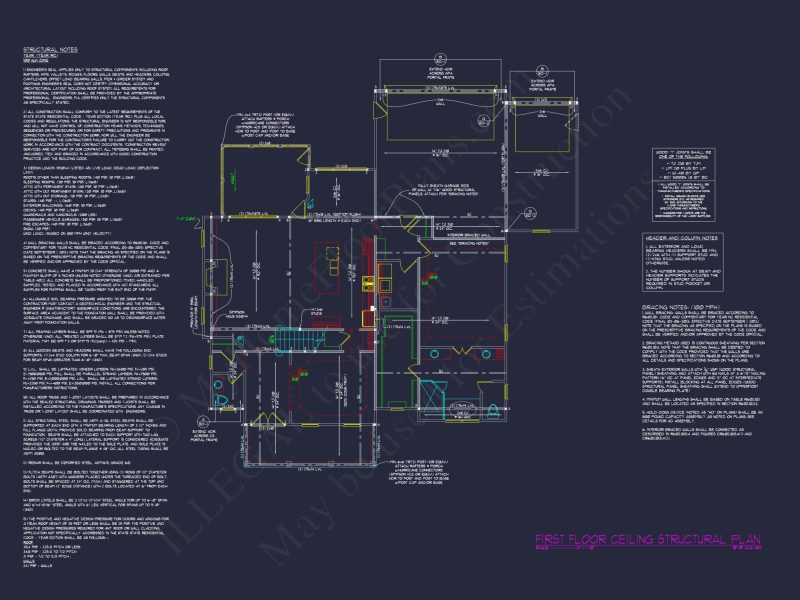 Elegant house Plan with 4 Bedrooms, CAD Design & Spacious Blueprint