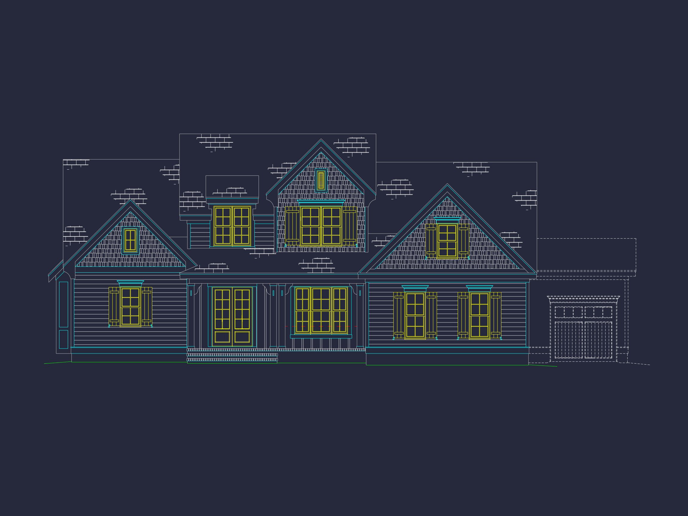 Elegant house Plan with 4 Bedrooms,CAD Designs & Features