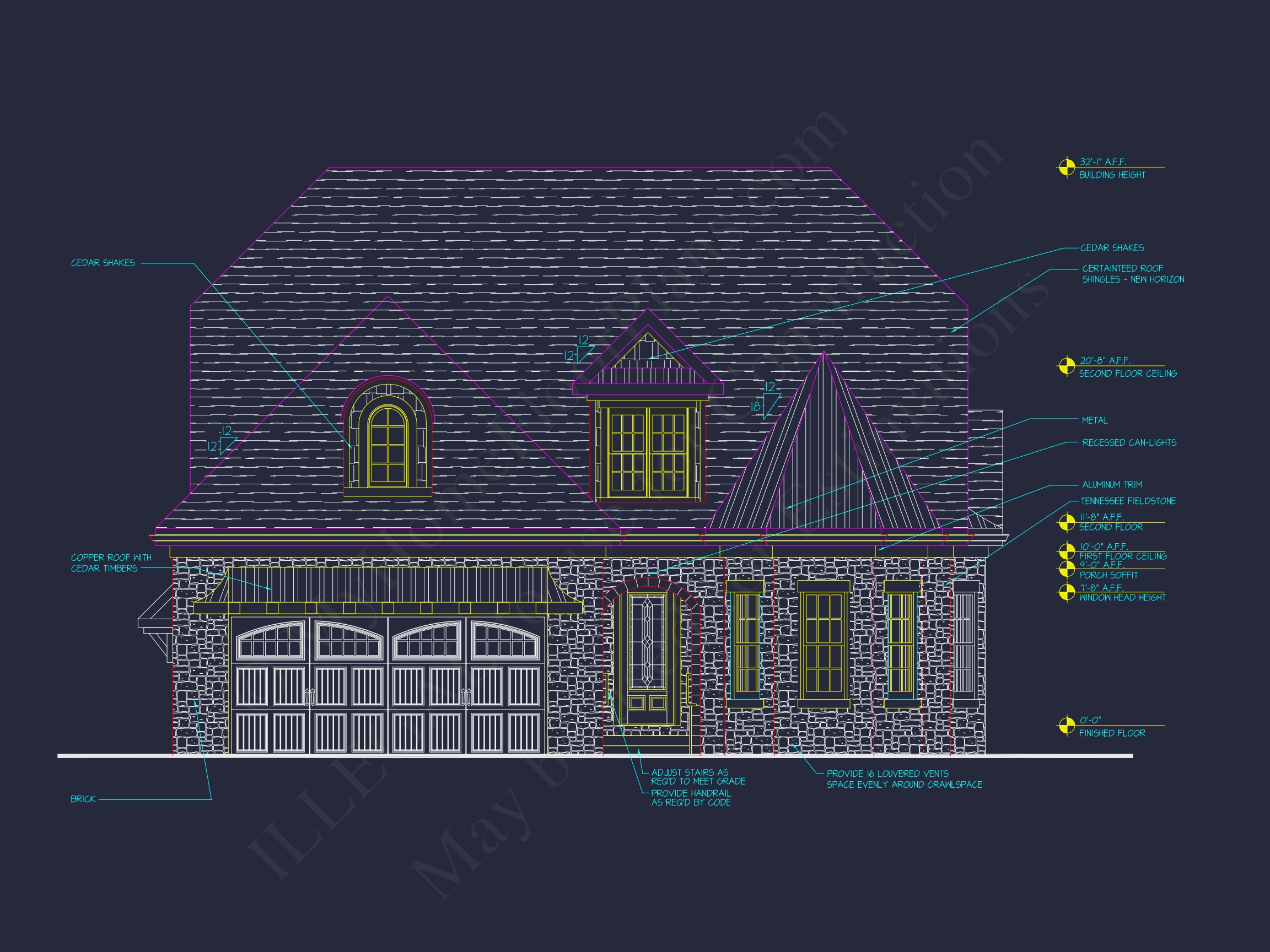 Elegant Home Plan with 4 Bedrooms,CAD Floor Designs & More