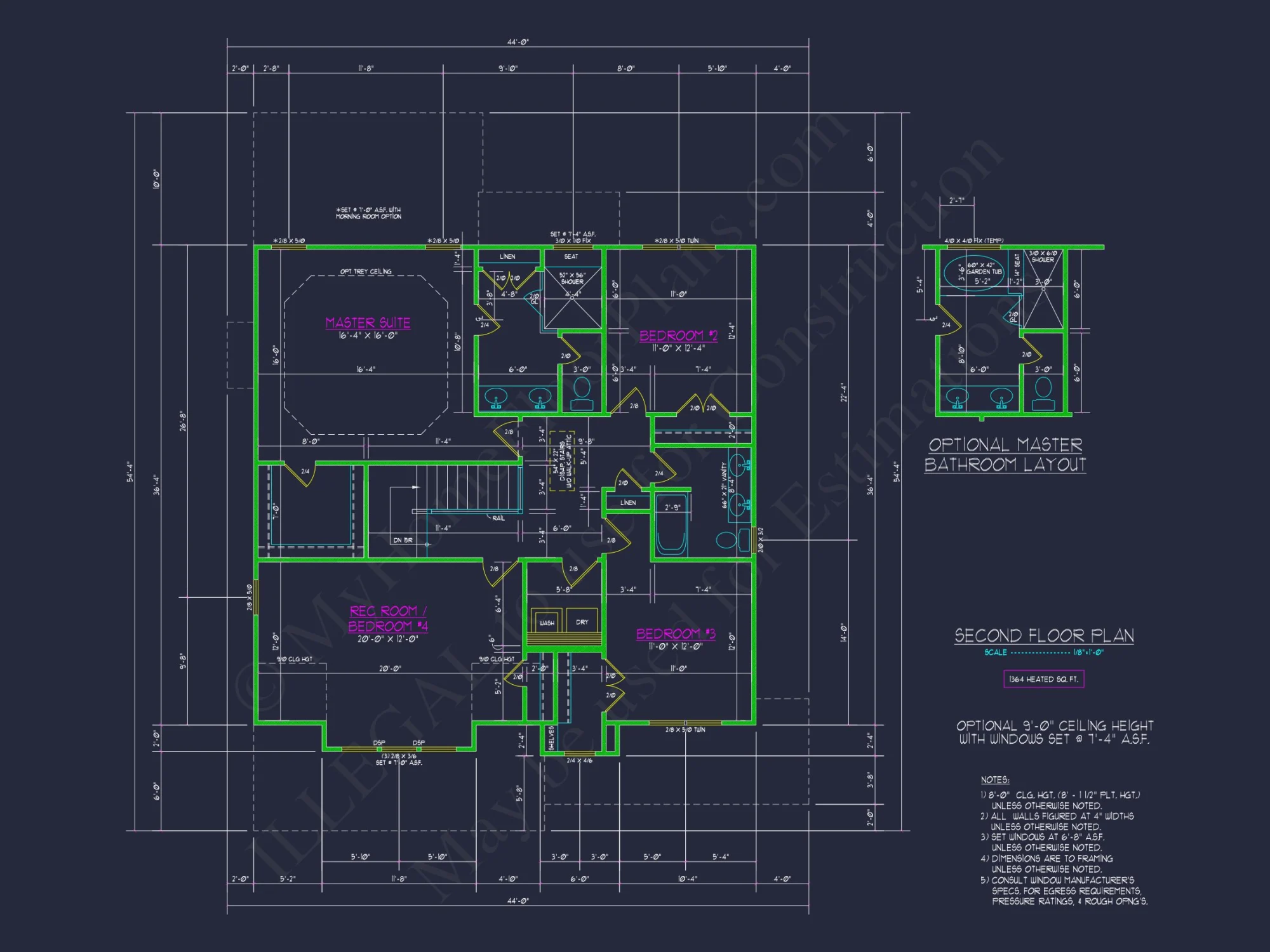 Elegant house Plan with 5 Bedrooms, CAD Designs & Blueprint