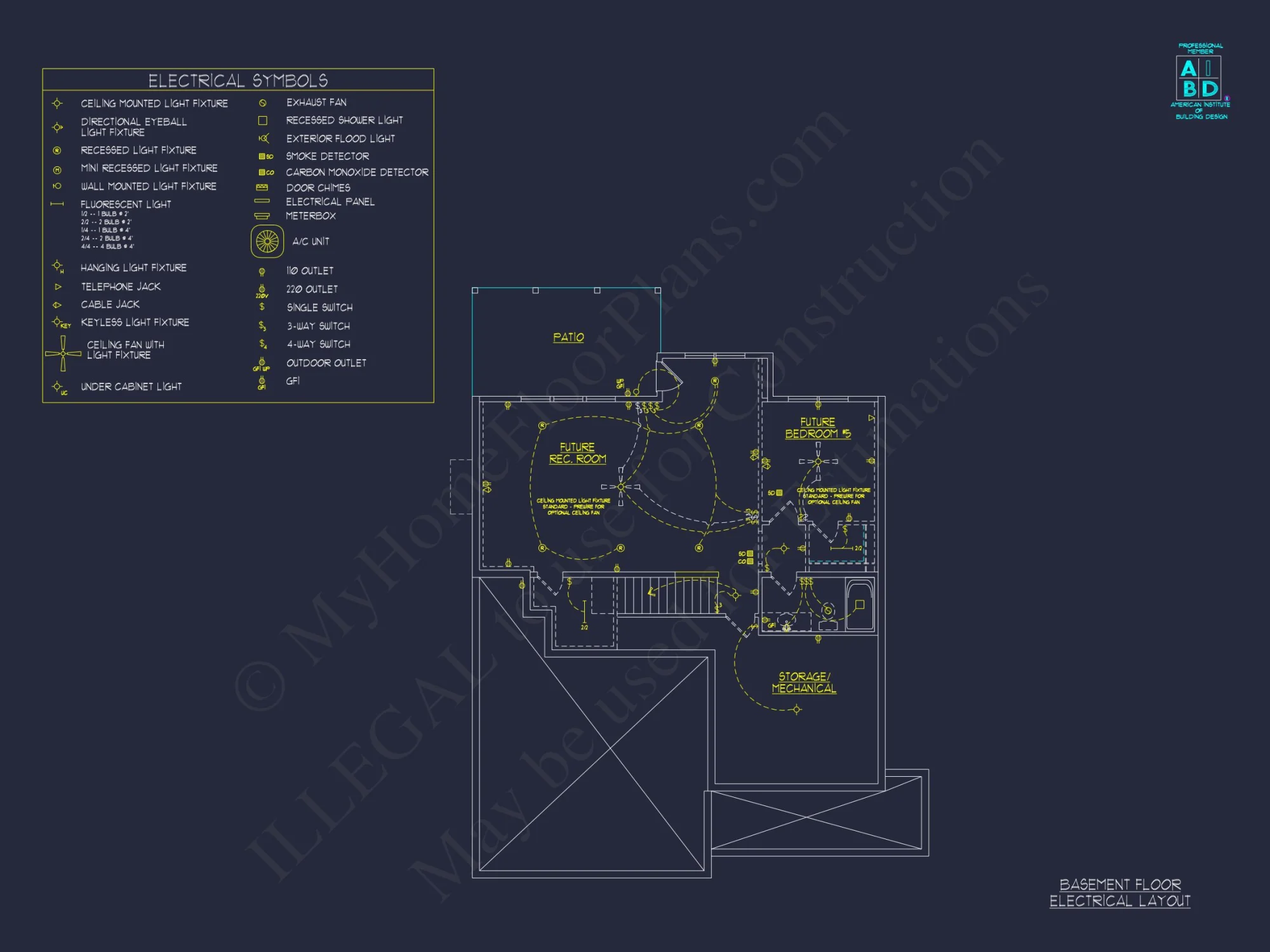Elegant house Plan with 5 Bedrooms, CAD Designs & Blueprint