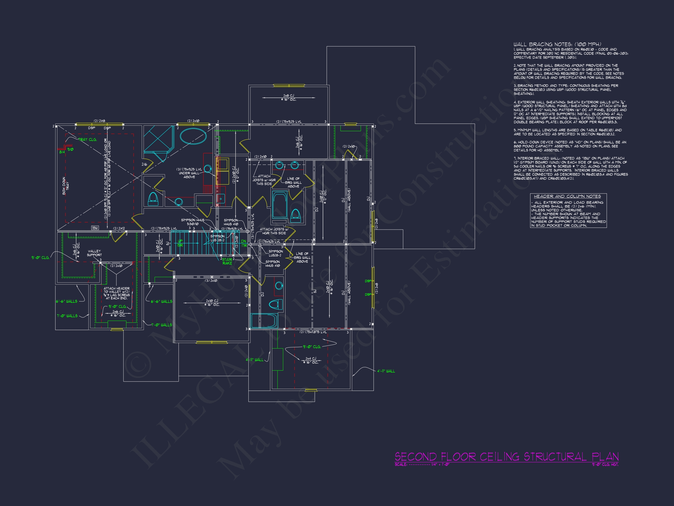 Elegant Home Plan with 5 Beds,5 Baths & Architectural CAD Designs