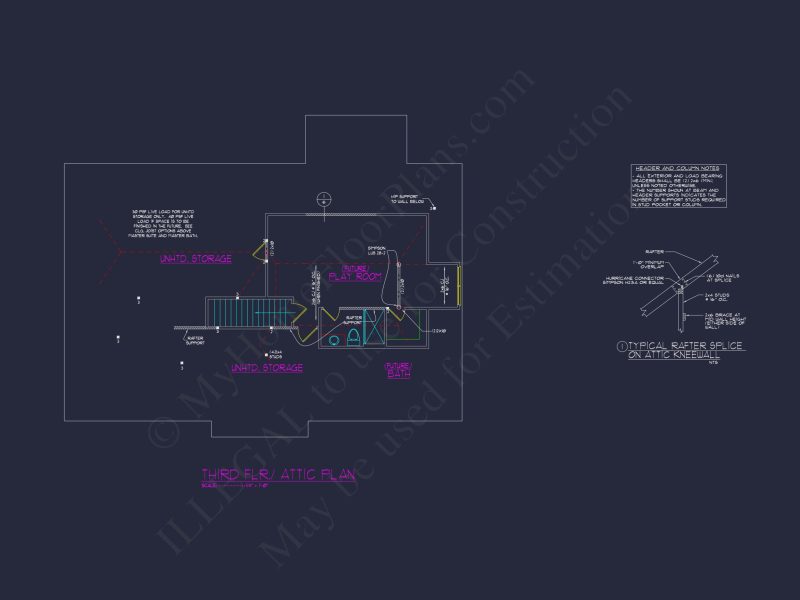 Elegant house Plan with 5 Beds, 5 Baths & Architectural CAD Designs