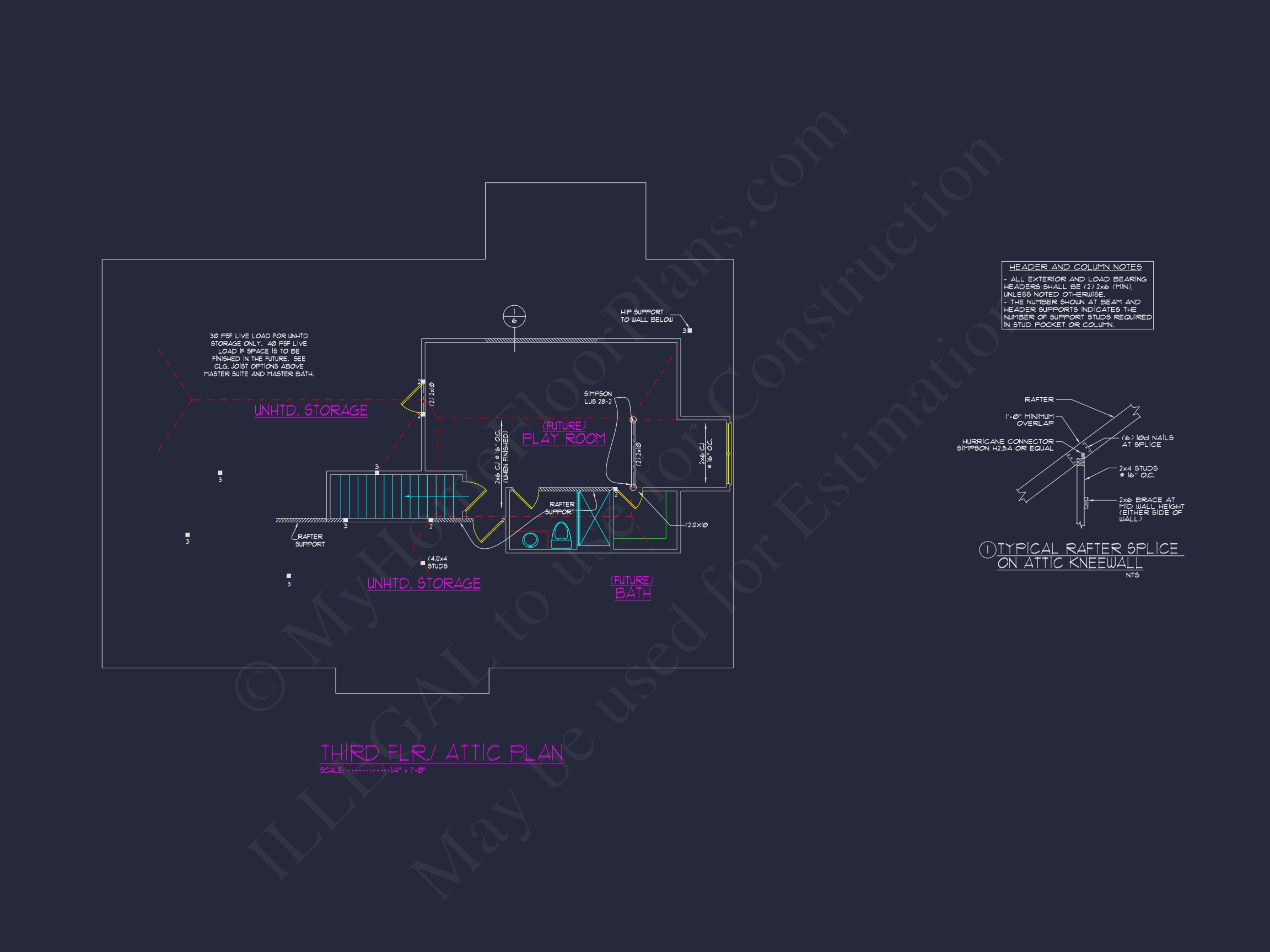 Elegant Home Plan with 5 Beds,5 Baths & Architectural CAD Designs