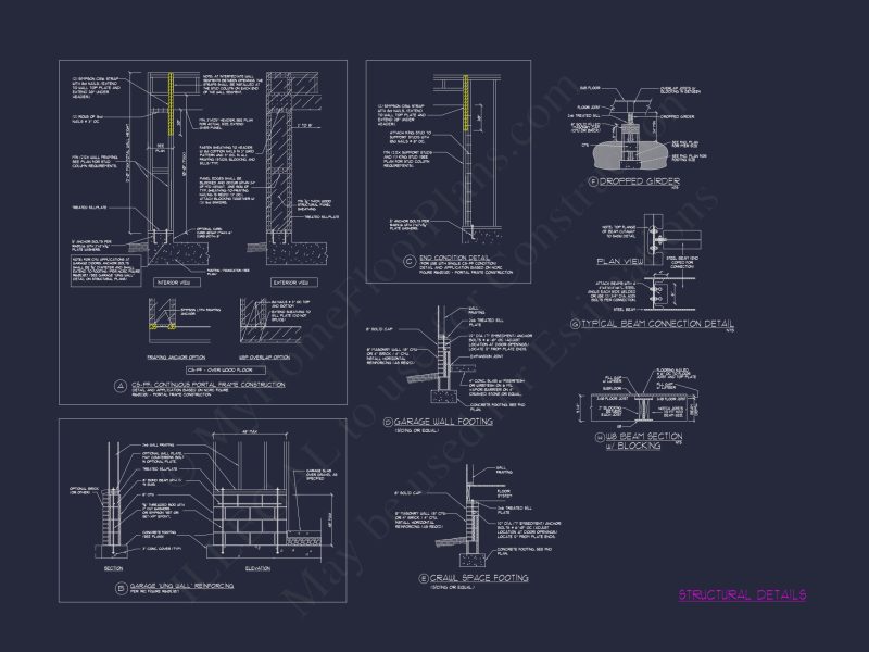 Elegant house Plan with 5 Beds, 5 Baths & Architectural CAD Designs