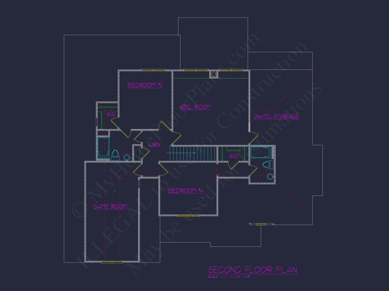 Elegant house Plan with Architectural CAD Designs & Blueprints