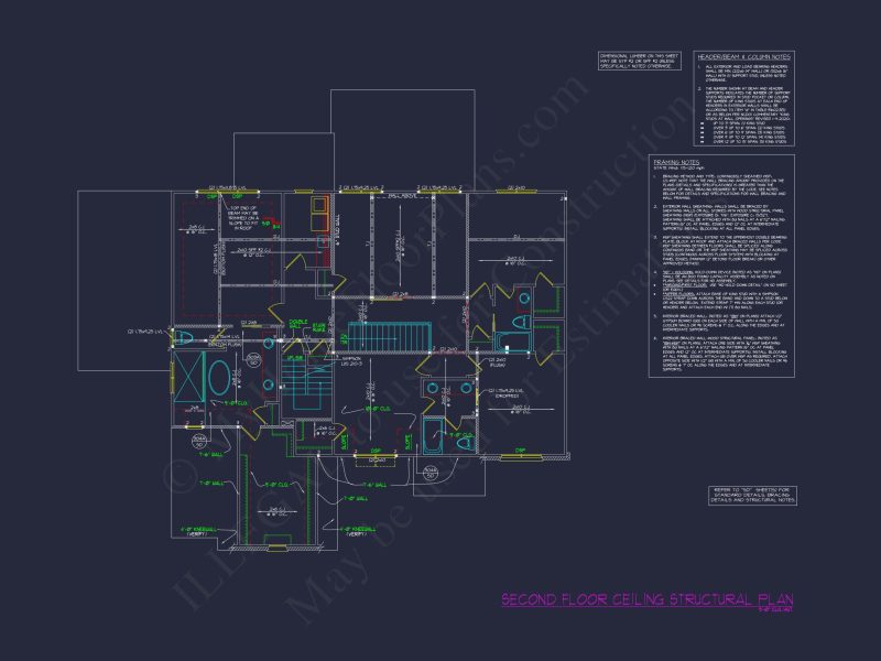 Elegant house Plan with Architectural Designs and CAD Blueprints