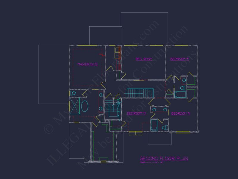 Elegant house Plan with Architectural Designs and CAD Blueprints