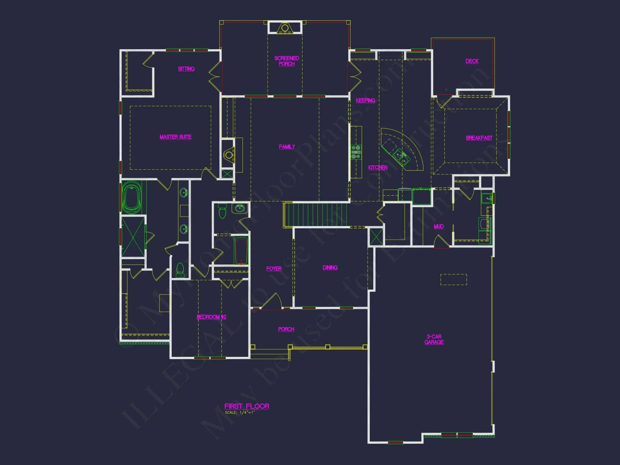 Elegant house Plan with Basement and CAD Designs for Builders