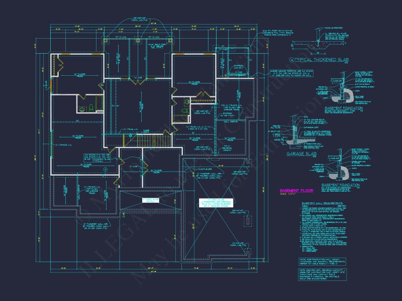 Elegant house Plan with Basement and CAD Designs for Builders