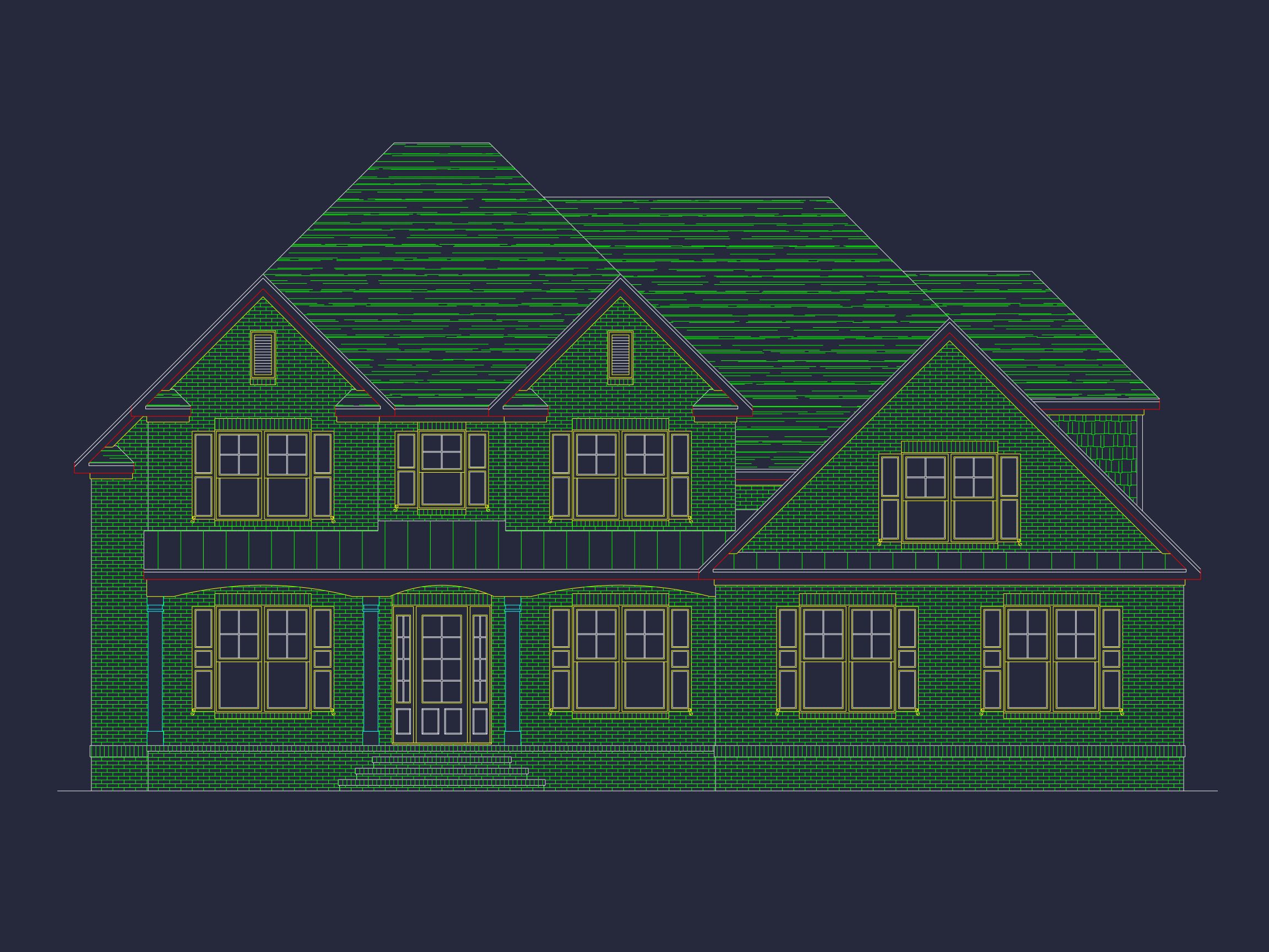 Elegant house Plan with Beautiful Architecture Design