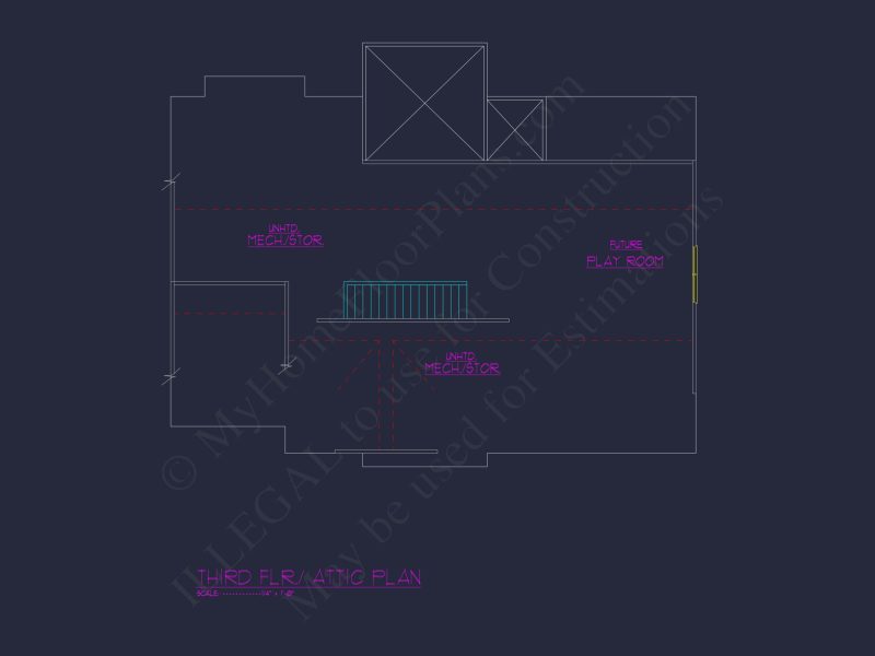 Elegant house Plan with Blueprint CAD Architecture Designs