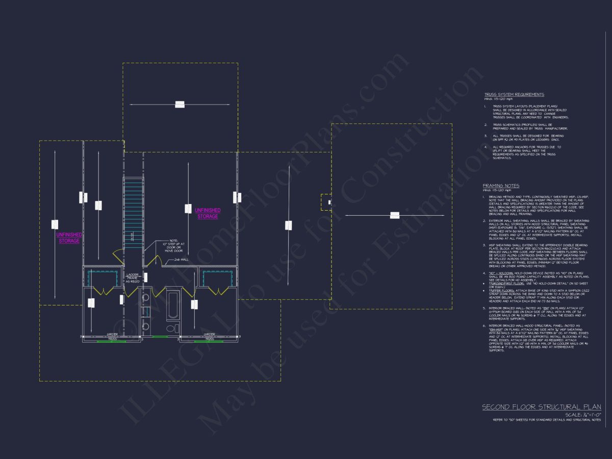 Elegant house Plan with Blueprint Designs & CAD Features