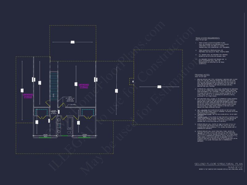 Elegant house Plan with Blueprint Designs & CAD Features