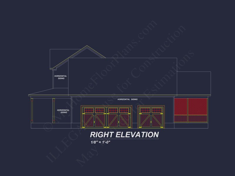 Elegant house Plan with Blueprint Designs & CAD Features