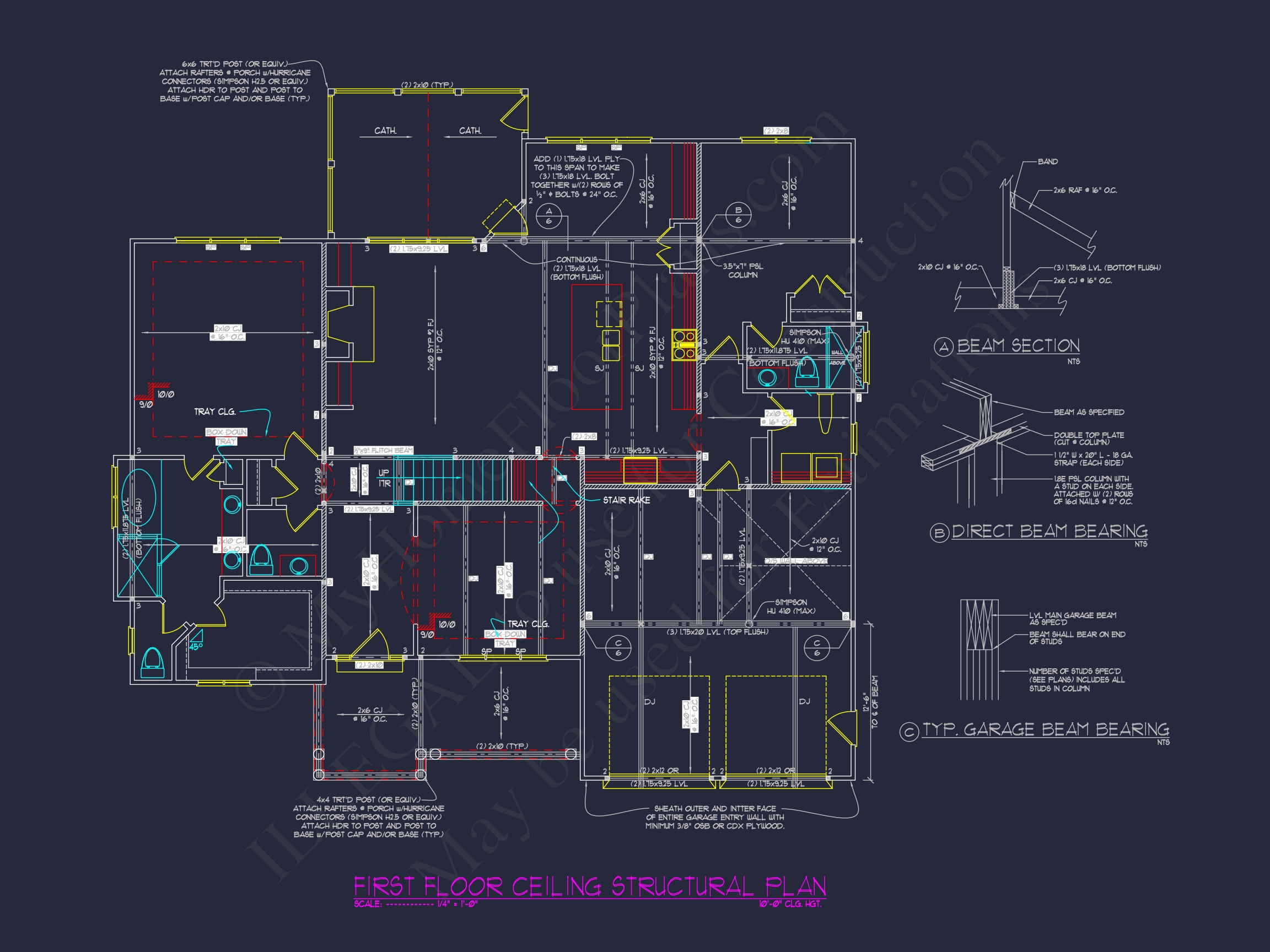 Elegant Home Plan with CAD Blueprints and Architectural Designs