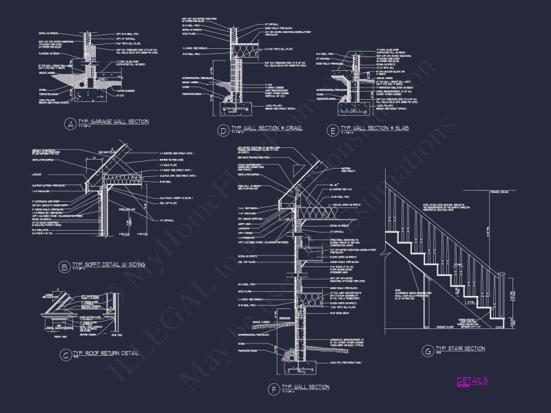 Elegant house Plan with CAD Blueprints and Architectural Designs