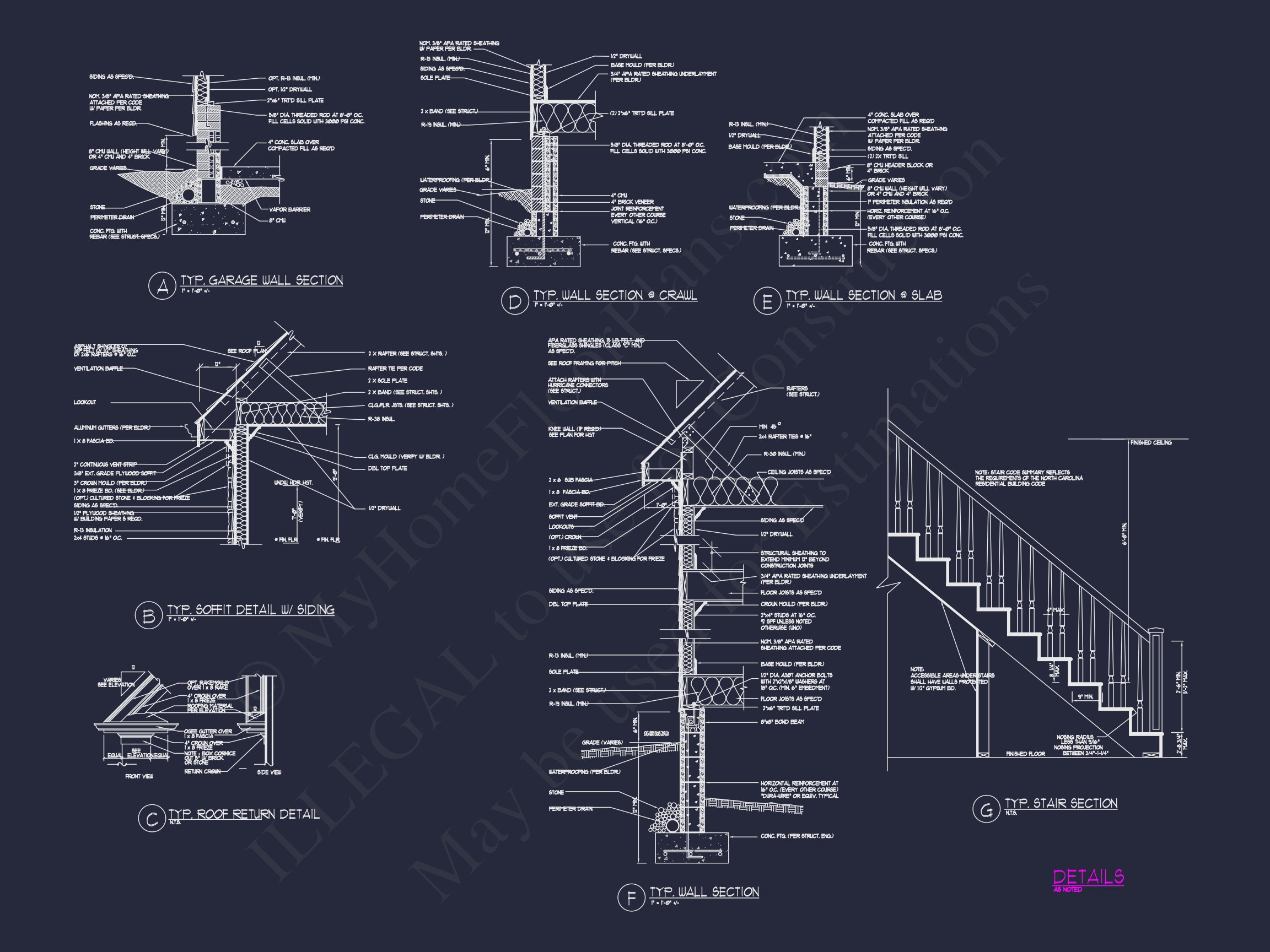 Elegant Home Plan with CAD Blueprints and Architectural Designs