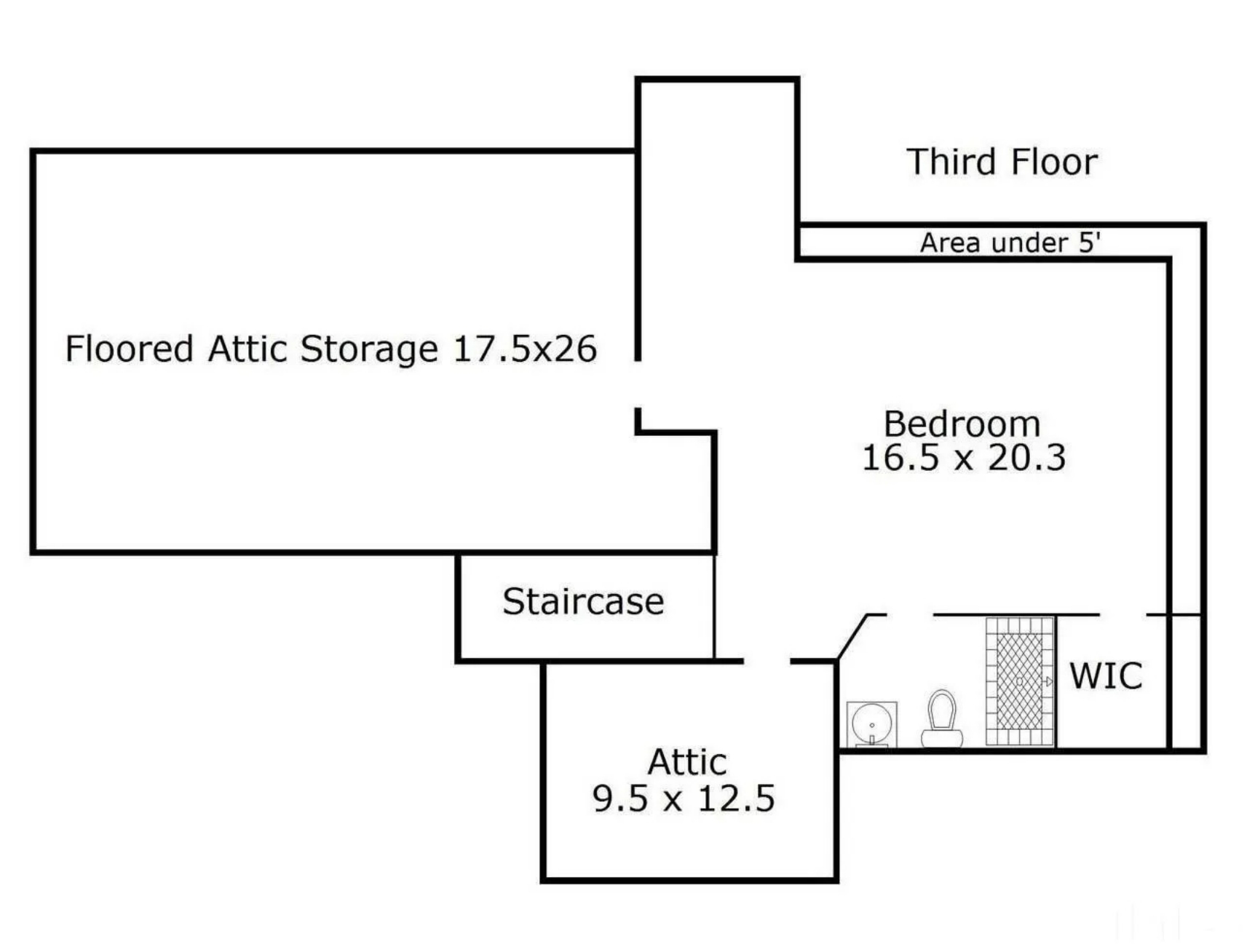 6-Bed Floor Plan Blueprint