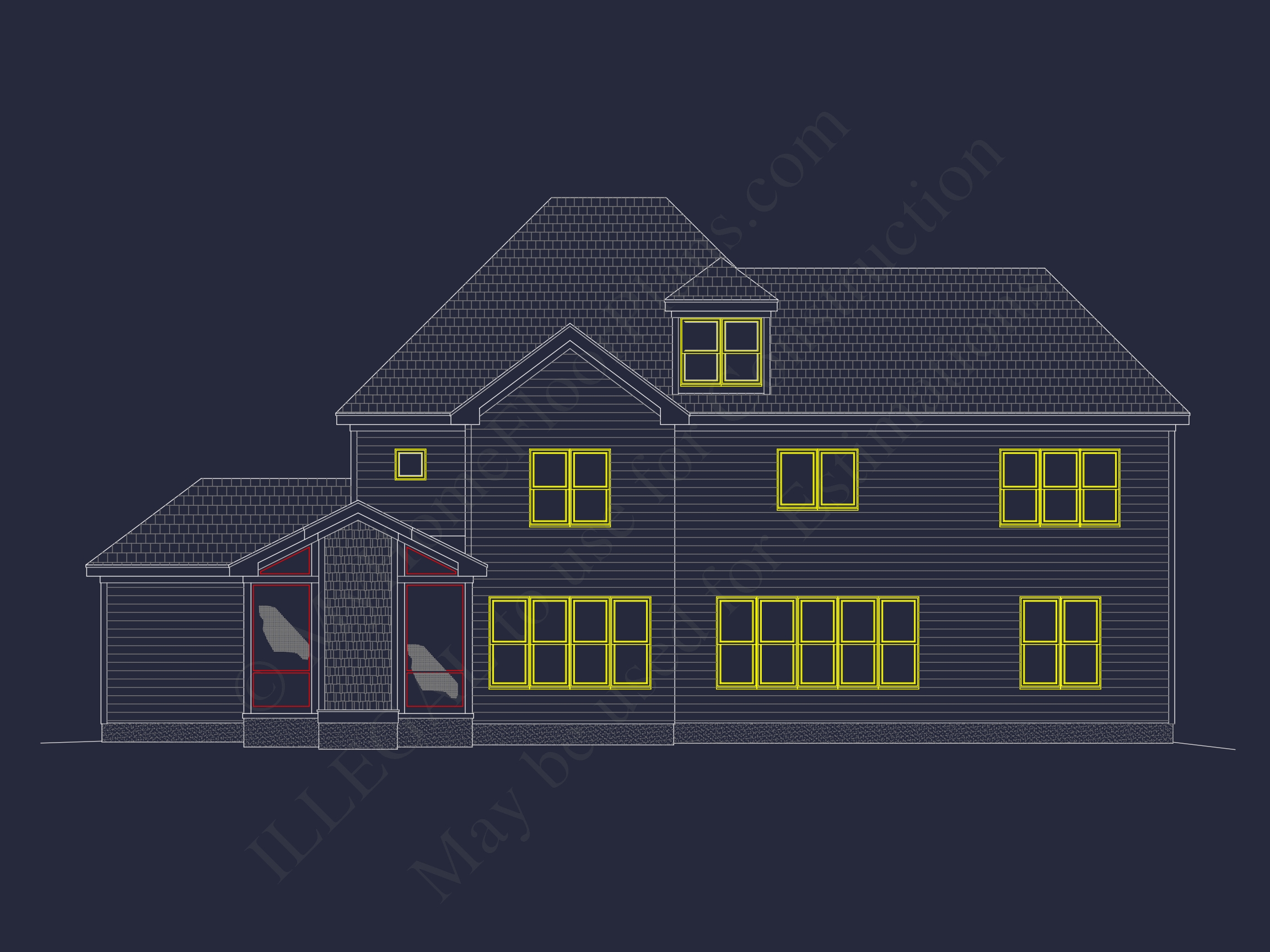 6-Bed Floor Plan Blueprint