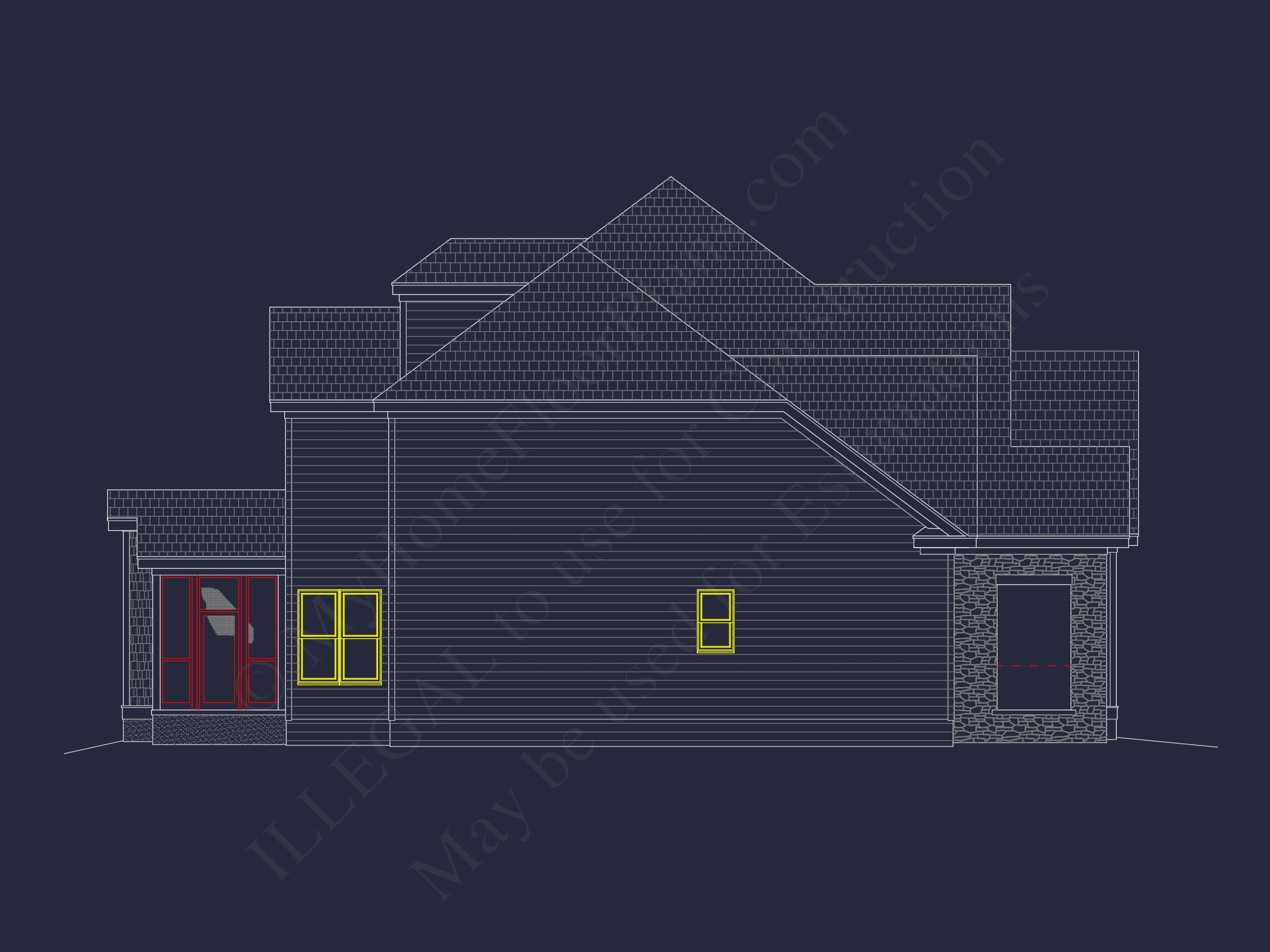 6-Bed Floor Plan Blueprint