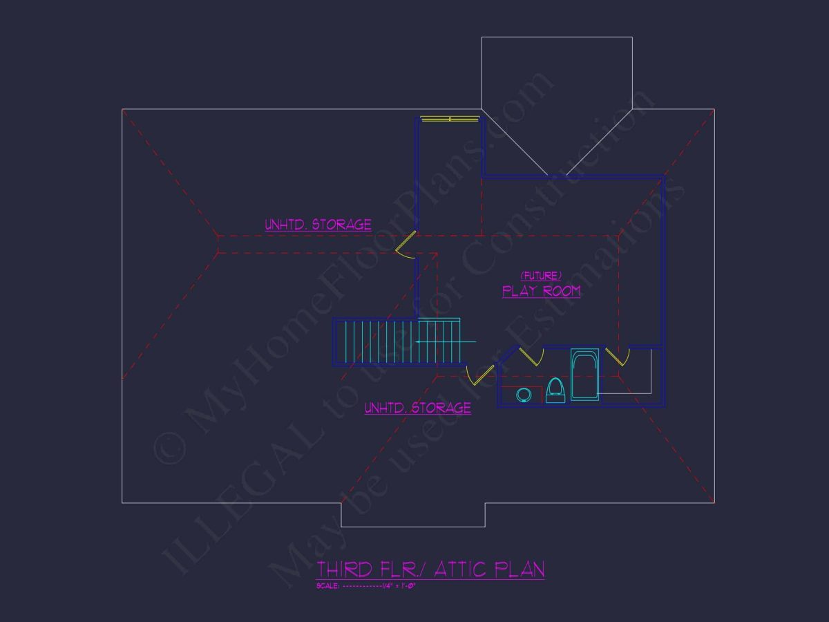 Elegant house Plan with CAD Designs