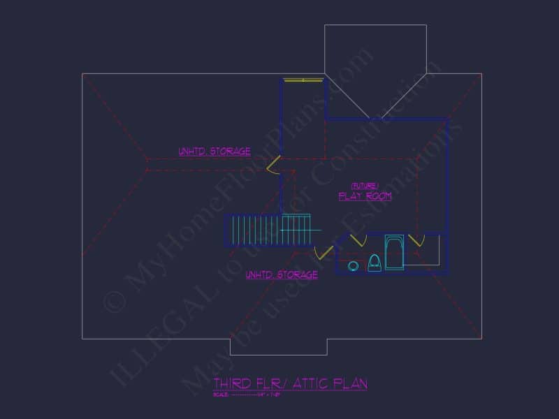 Elegant house Plan with CAD Designs