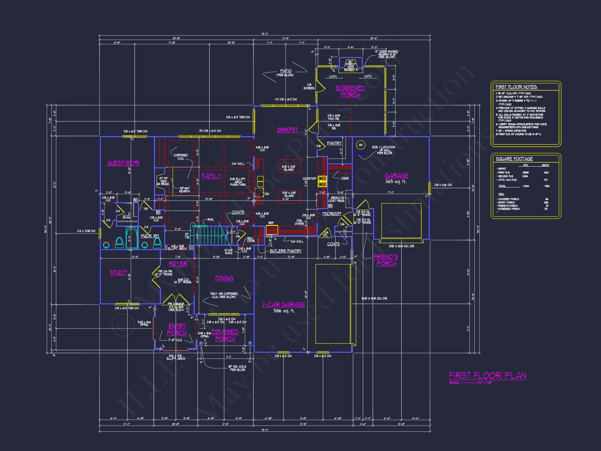 Elegant Home Plan with CAD Designs