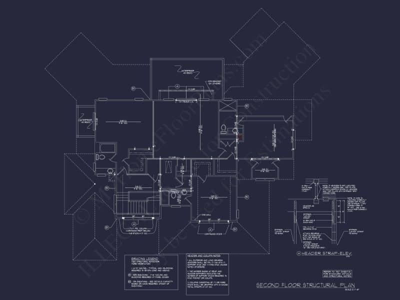 Elegant house Plan with CAD Designs & Blueprint Details