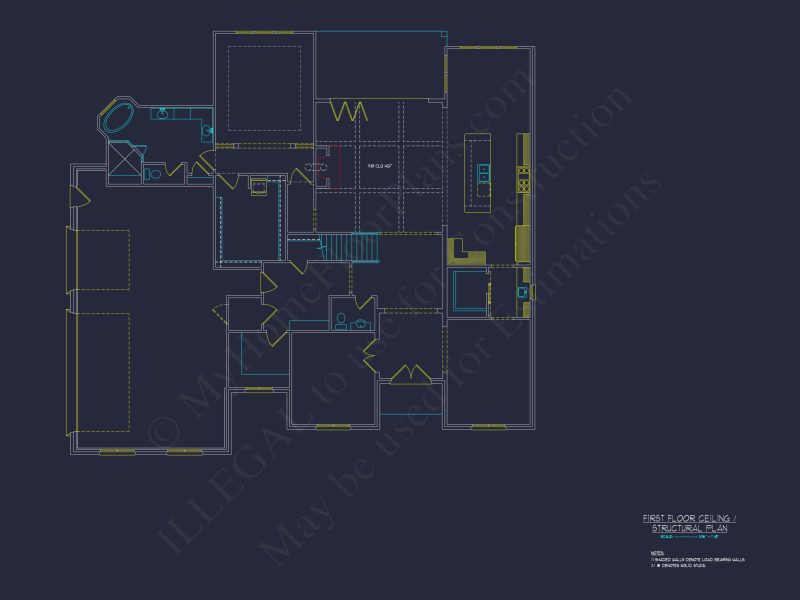 Elegant house Plan with CAD Designs - Spacious Blueprint Architecture