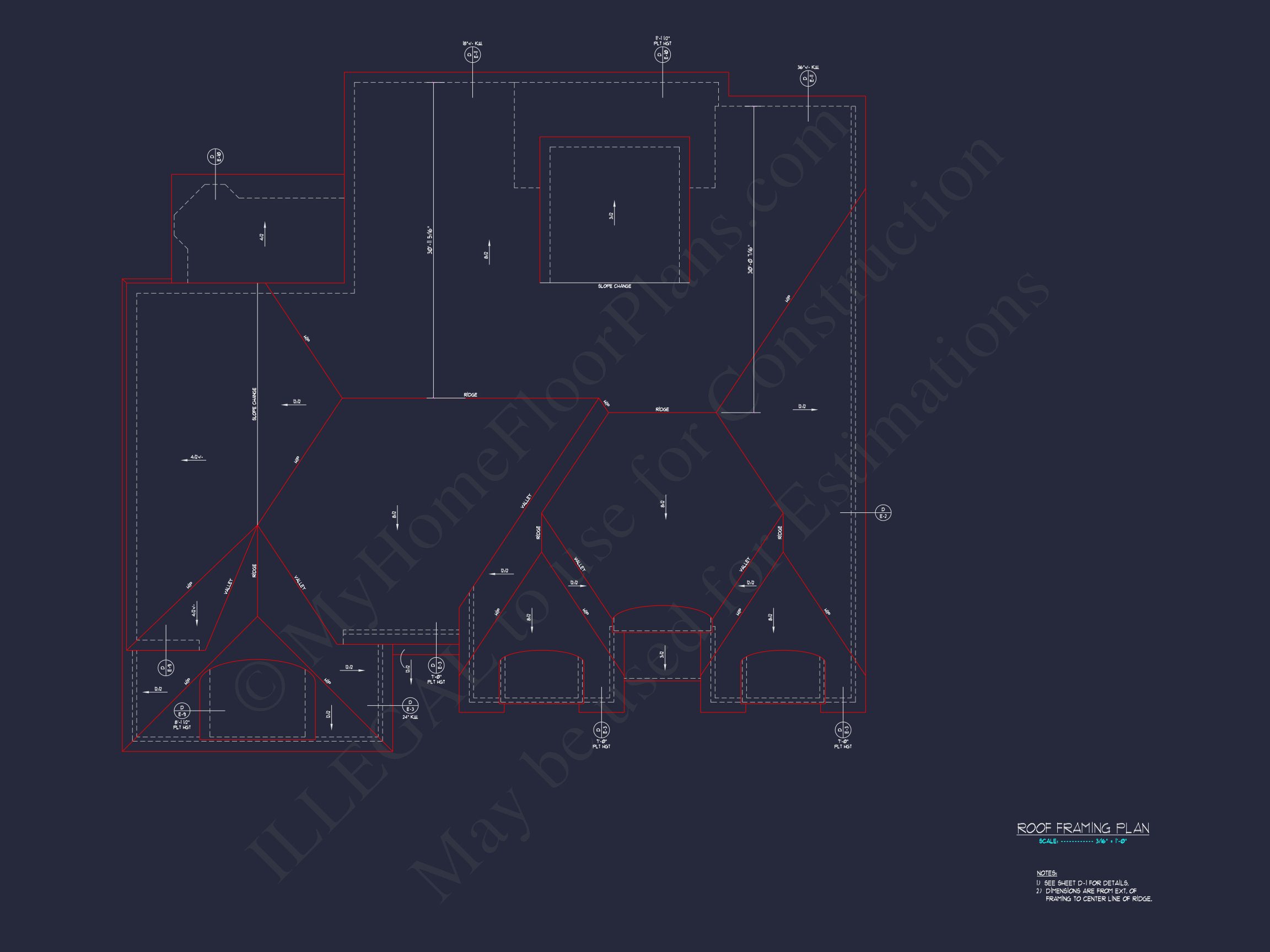 Elegant Home Plan with CAD Designs - Spacious Blueprint Architecture